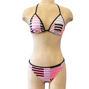 Puma Bikini Swimsuit Stripe Triangle S Small